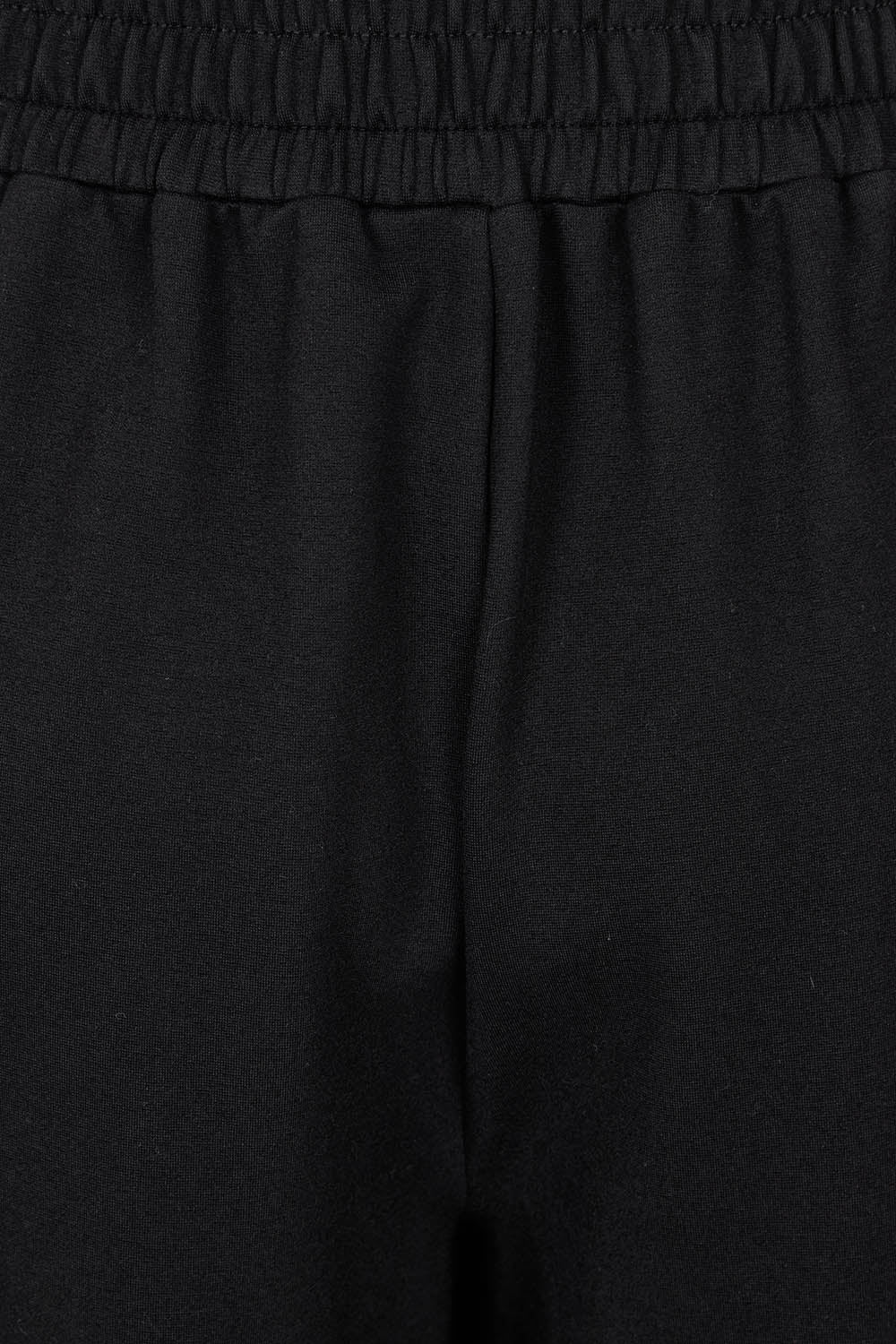 Product shot of the Tre's Bien Ponte Jogger in colour Black (Black), detail