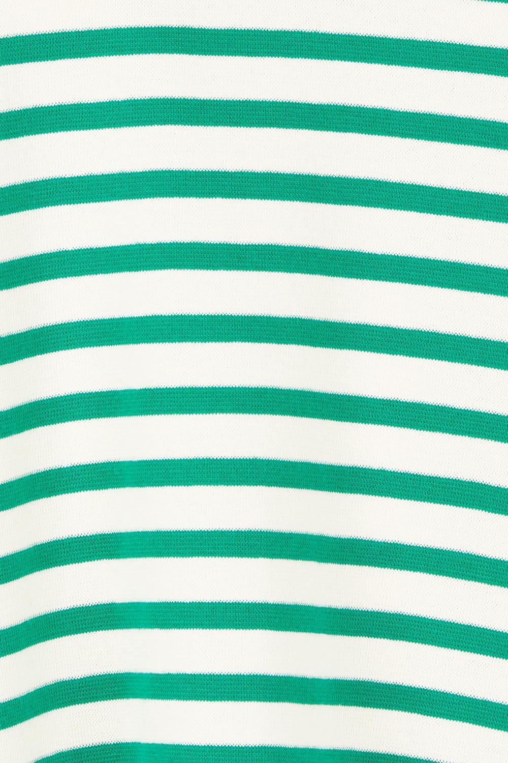 Product shot of the Elise V Neck Cotton Rib Dress in colour Green (Green), detail
