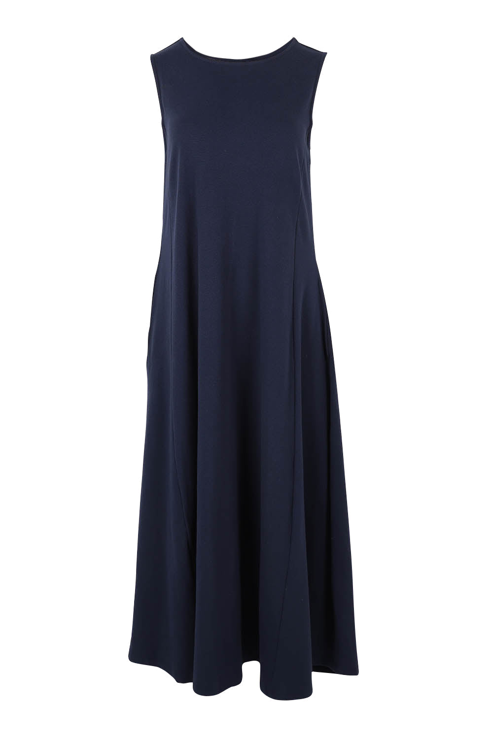 Preloved Sabrina Cotton Maxi Dress - Navy