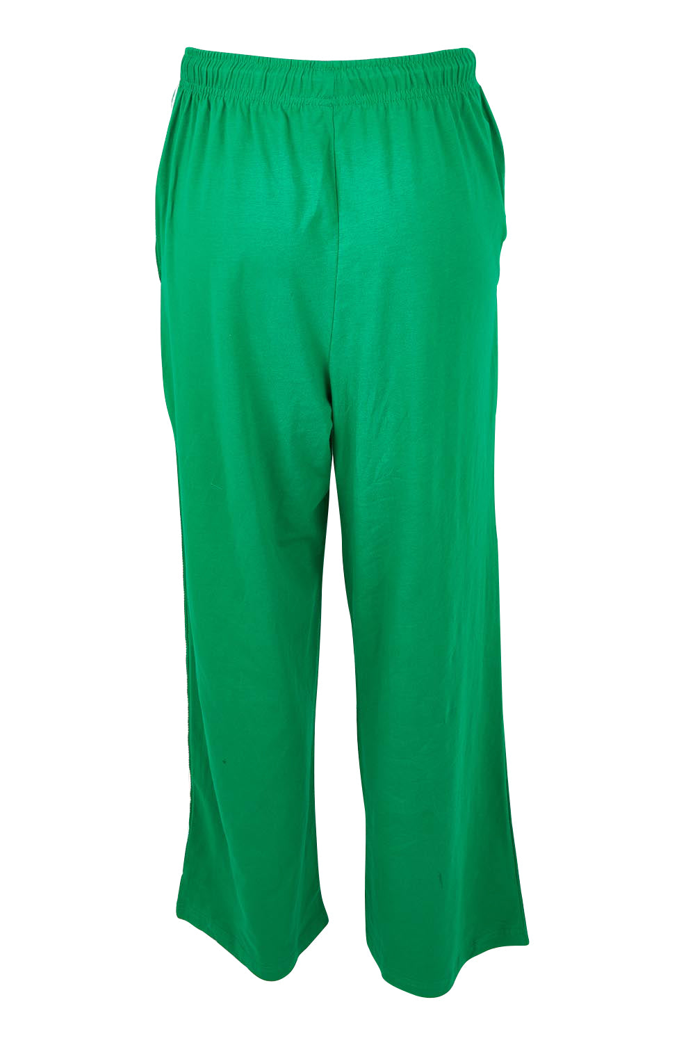 Product shot of the Nikki Relax Cotton Jogger in colour Green (Green), from the back