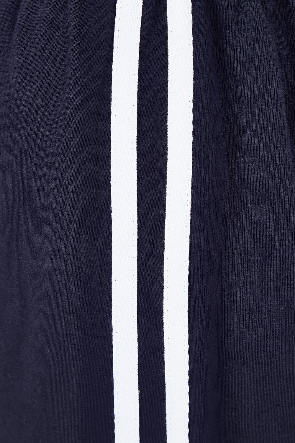Product shot of the Nikki Relax Cotton Jogger in colour Navy (Blue), detail