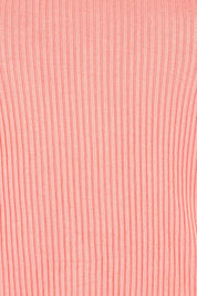 Product shot of the Francis Rib Tank in colour Peach (Pink), detail