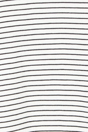 Product shot of the Trinity Vin colourNeck Cotton Tank - Blkwhite, detail