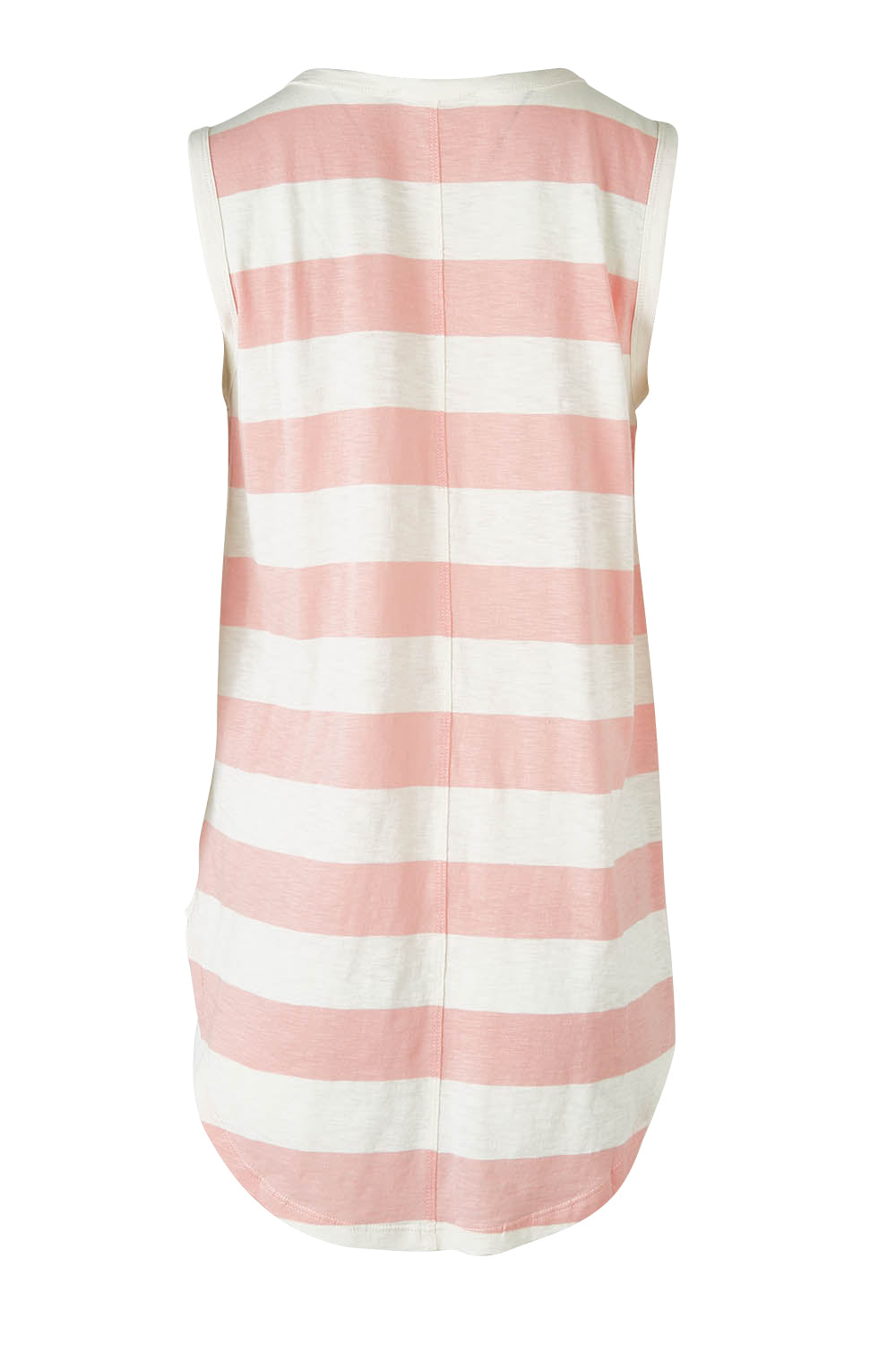 Product shot of the Keira Tank in colour Babypink (Pink), from the back