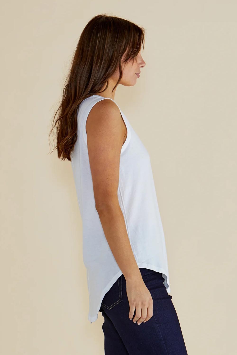 Keira Tank - White