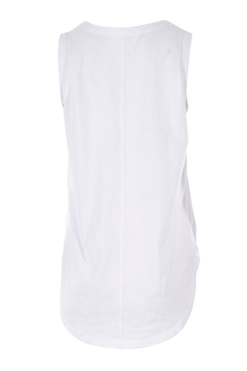 Product shot of the Keira Tank in colour White (White), from the back