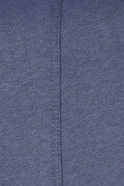 Product shot of the Megan Long Sleeve Top in colour Indiblue (Blue), detail