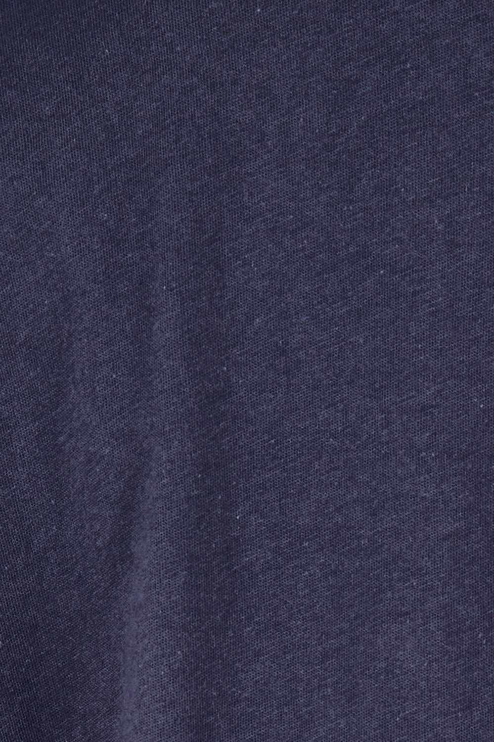 Product shot of the Megan Long Sleeve Top in colour Newnavy (Blue), detail