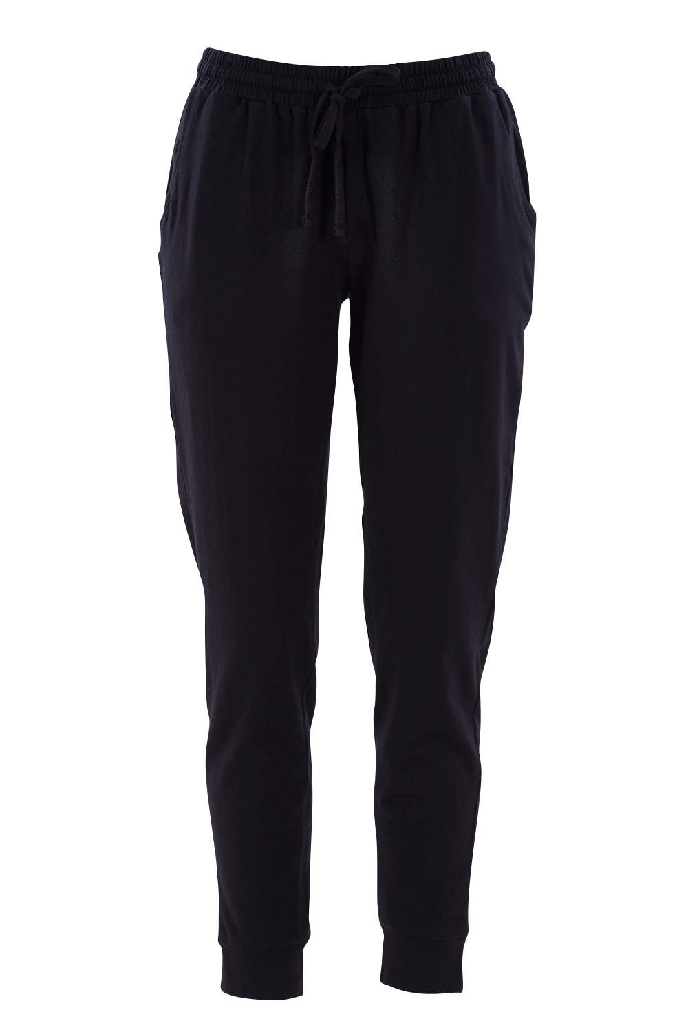 Product shot of the Heidi Pant in colour Black (Black), from the front