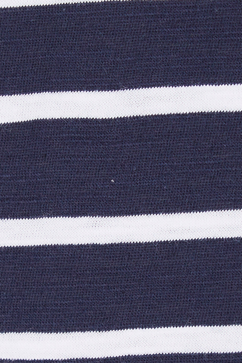 Product shot of the Bonnie L/S Top in colour Nautical (Blue), detail