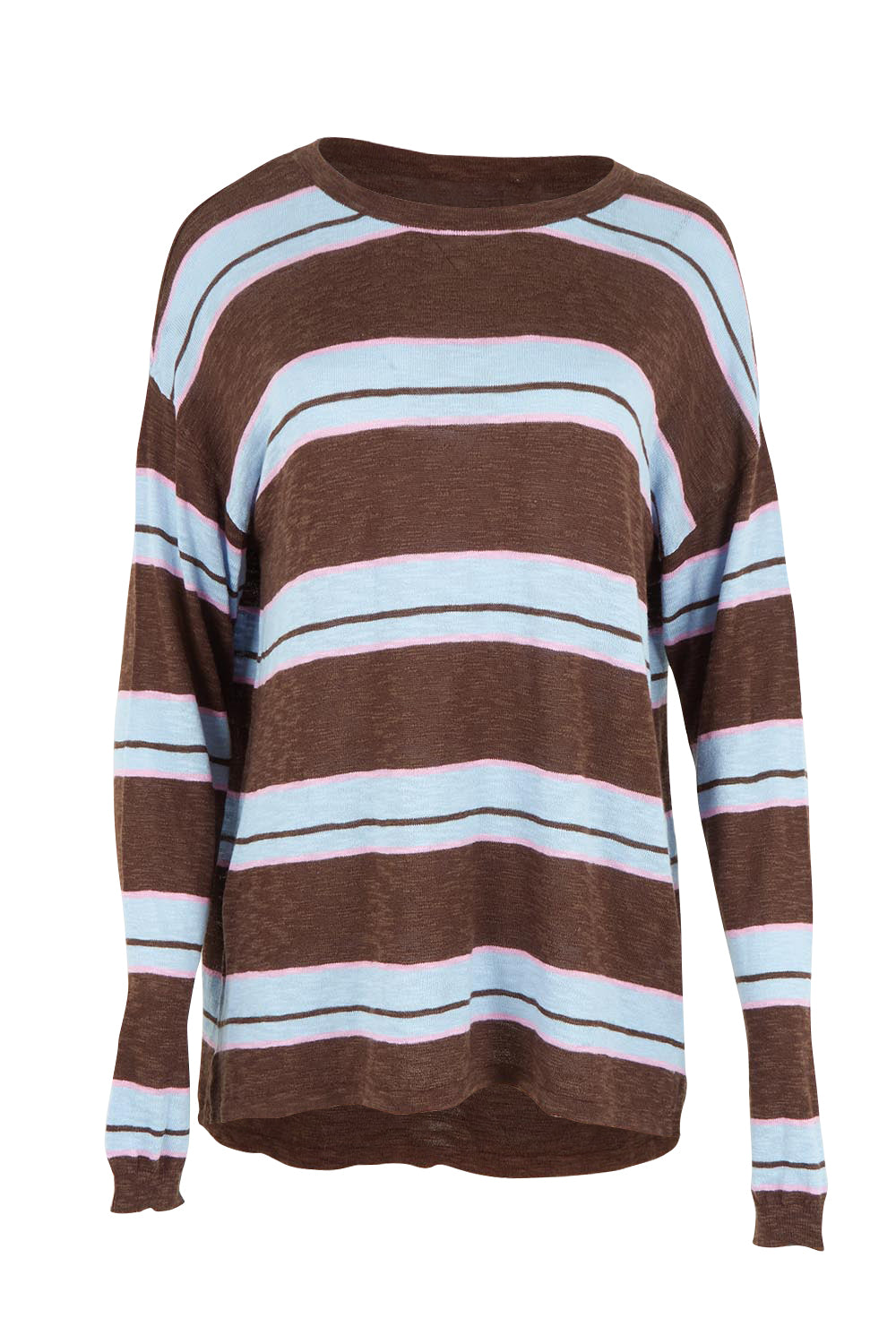 Natasha Cotton Blend Knit Top – Chocolate