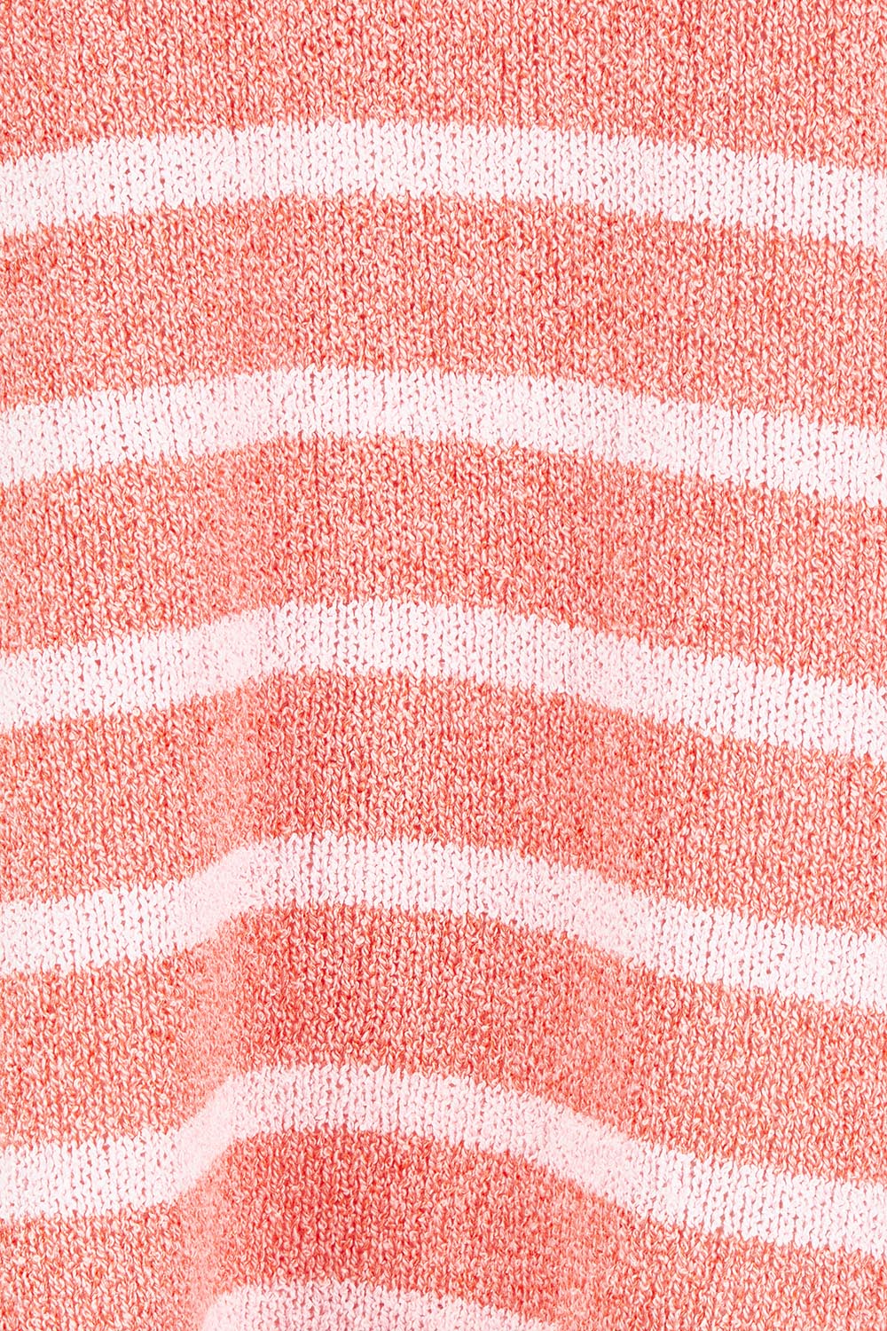 Product shot of the Bradford Knit Top in colour Coralpink (Pink), detail