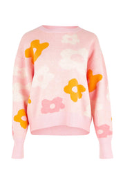 Preloved Leonie Knit Sweater - Flowers