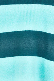 Product shot of the Leonie Knit Sweater in colour Tealblue (Blue), detail