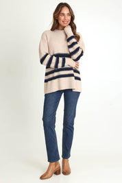 Camryn Sweater – Navycream
