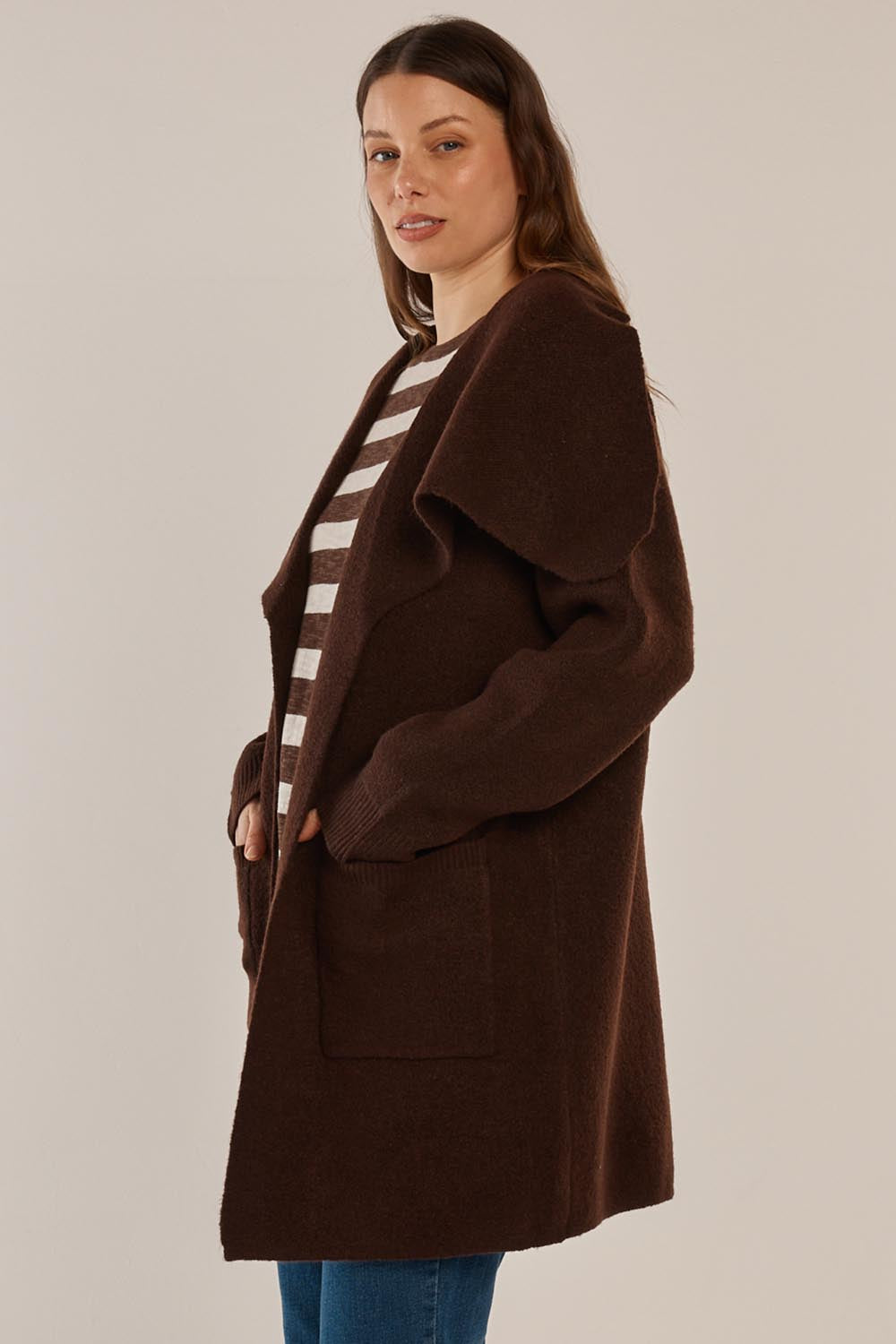 Abigail Cardigan – Chocolate