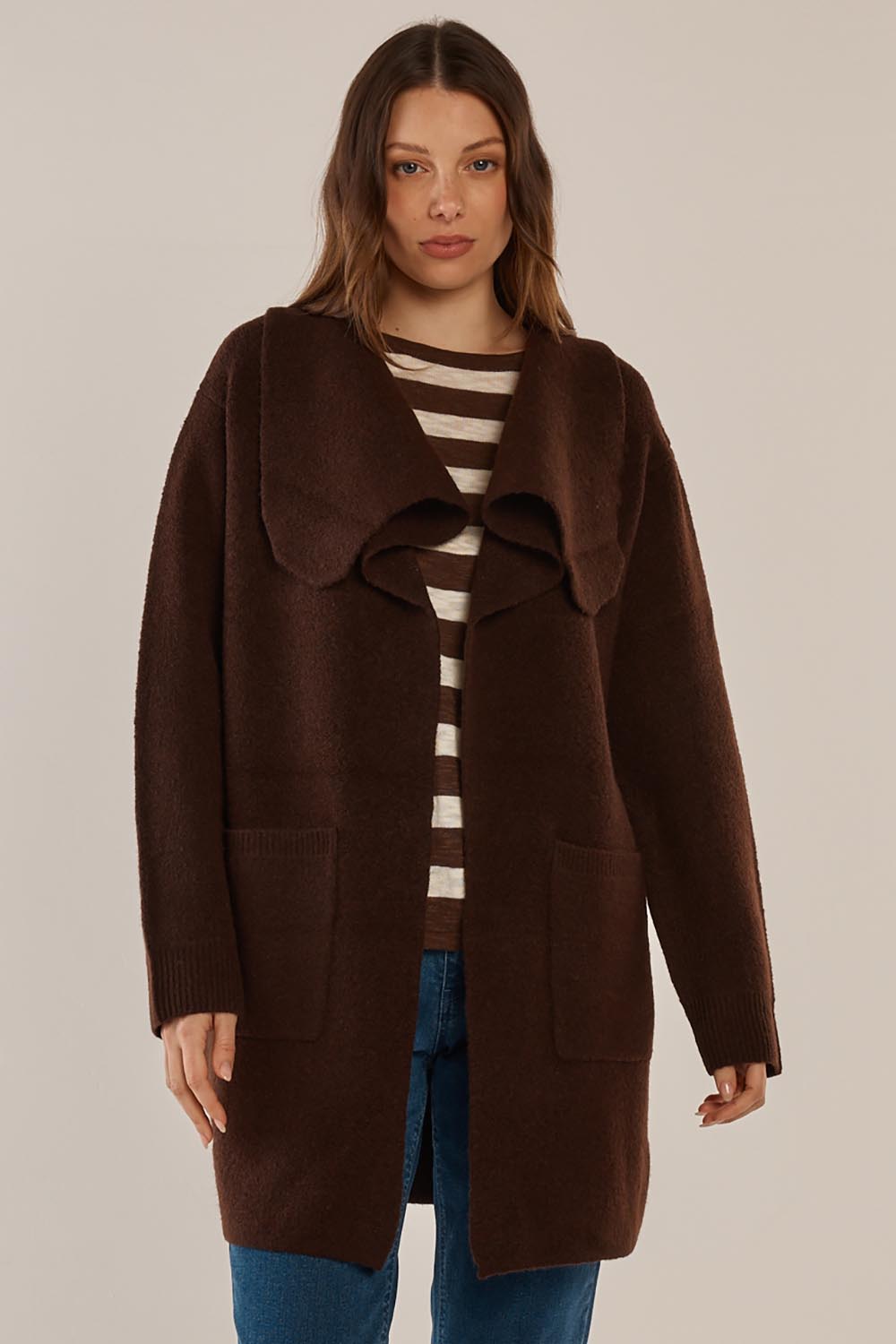 Abigail Cardigan – Chocolate