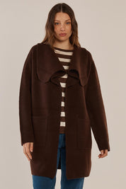 Abigail Cardigan – Chocolate