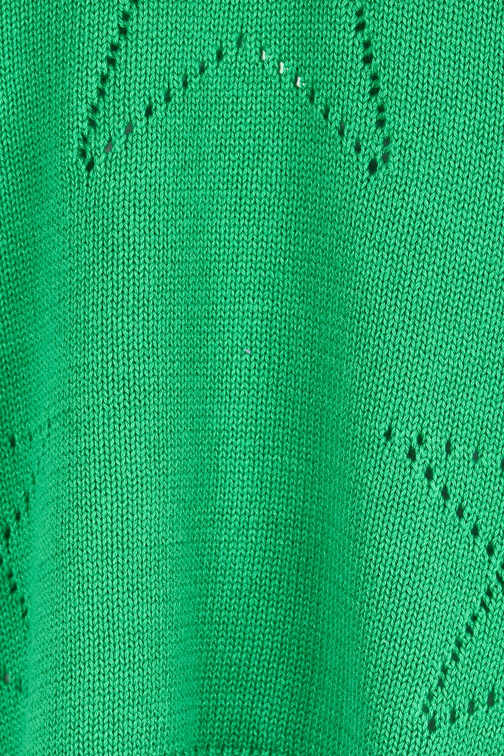Selene Star Cotton Sweater – Green