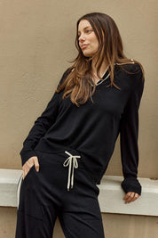 Polo Sweater – Black