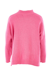 Product shot of the Jemima Knit in colour Orchid (Pink), from the back
