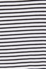 Product shot of the Sirena Reversible Tank in colour Noirstripe (White), detail