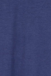 Product shot of the Cowl Bamboo Top in colour Navy (Blue), detail