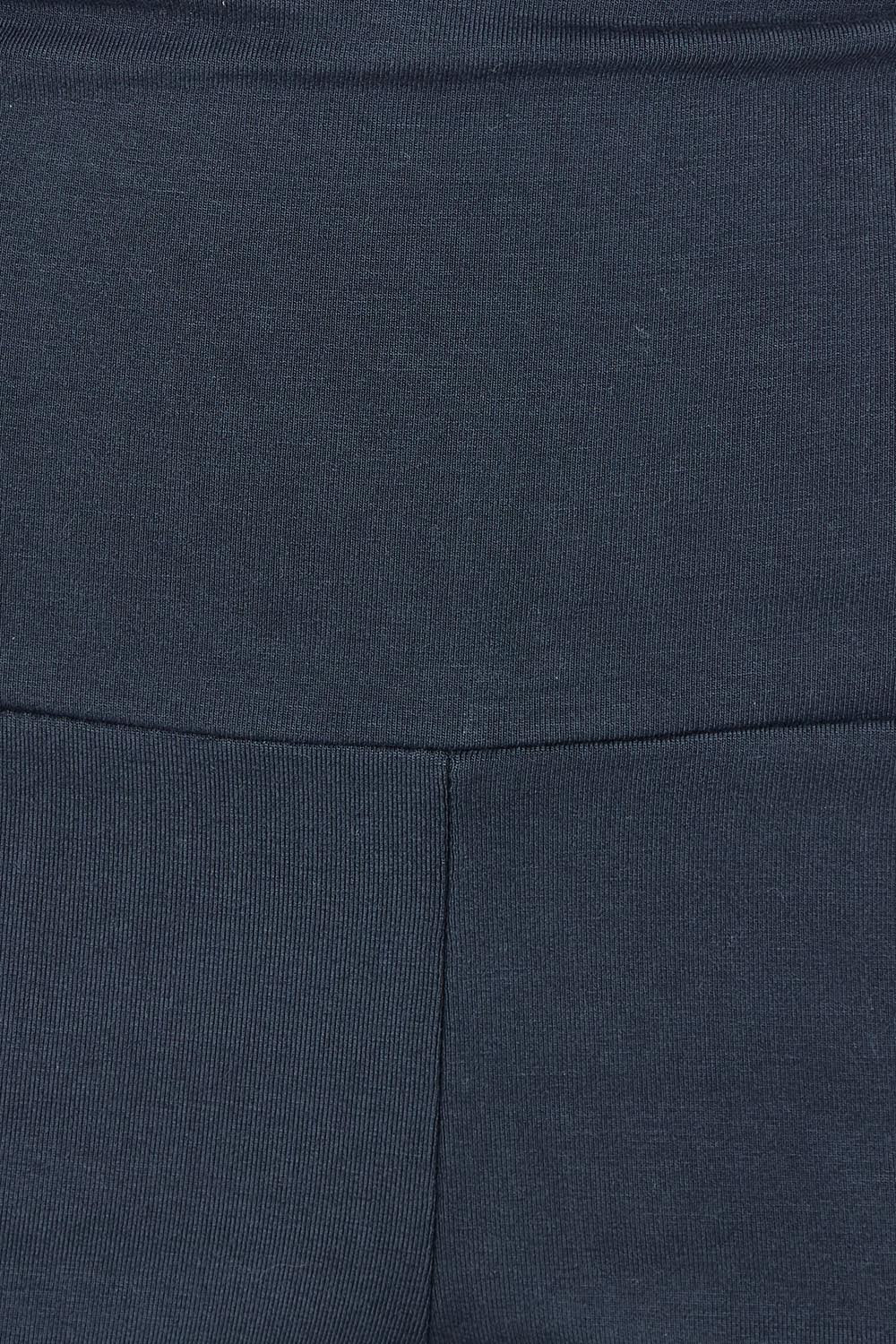 Product shot of the Houston Relaxed Pant in colour Petrol (Blue), detail