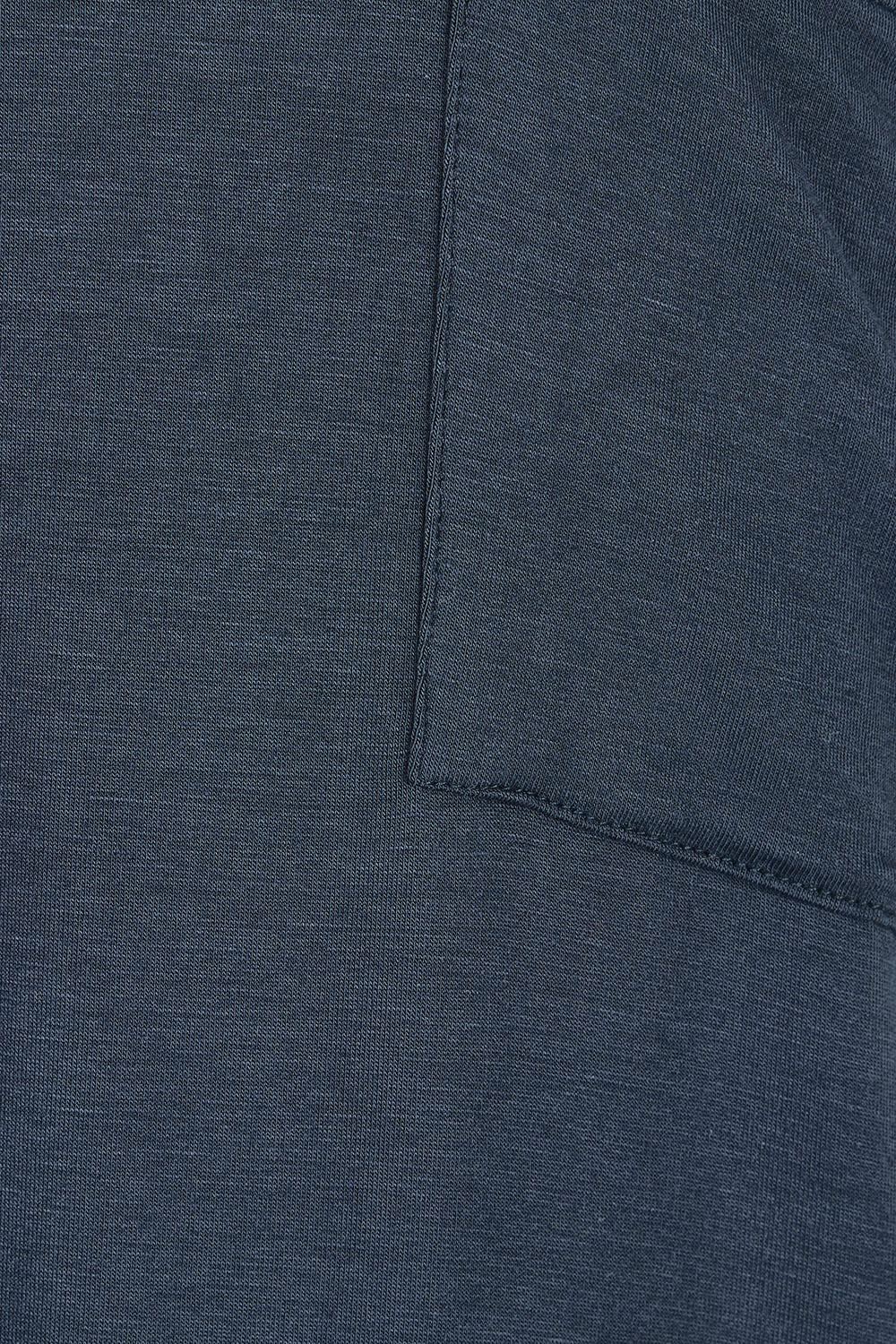 Product shot of the Mykonos Bamboo Dress in colour Petrol (Blue), detail