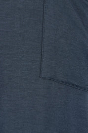 Product shot of the Mykonos Bamboo Dress in colour Petrol (Blue), detail