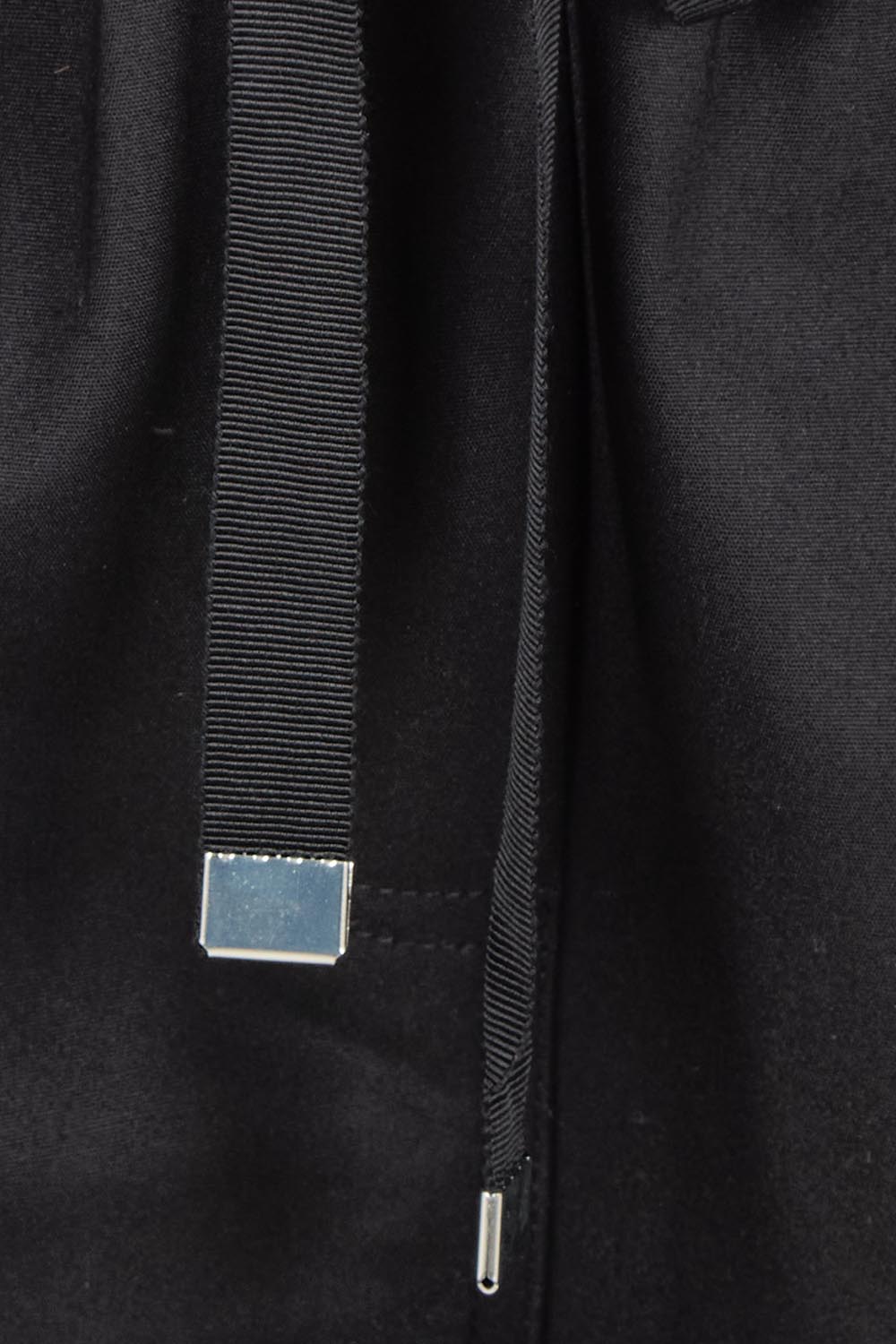 Product shot of the Kenzie Cotton Blend Jogger in colour Black (Black), detail