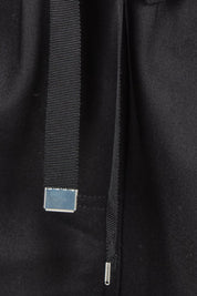 Product shot of the Kenzie Cotton Blend Jogger in colour Black (Black), detail