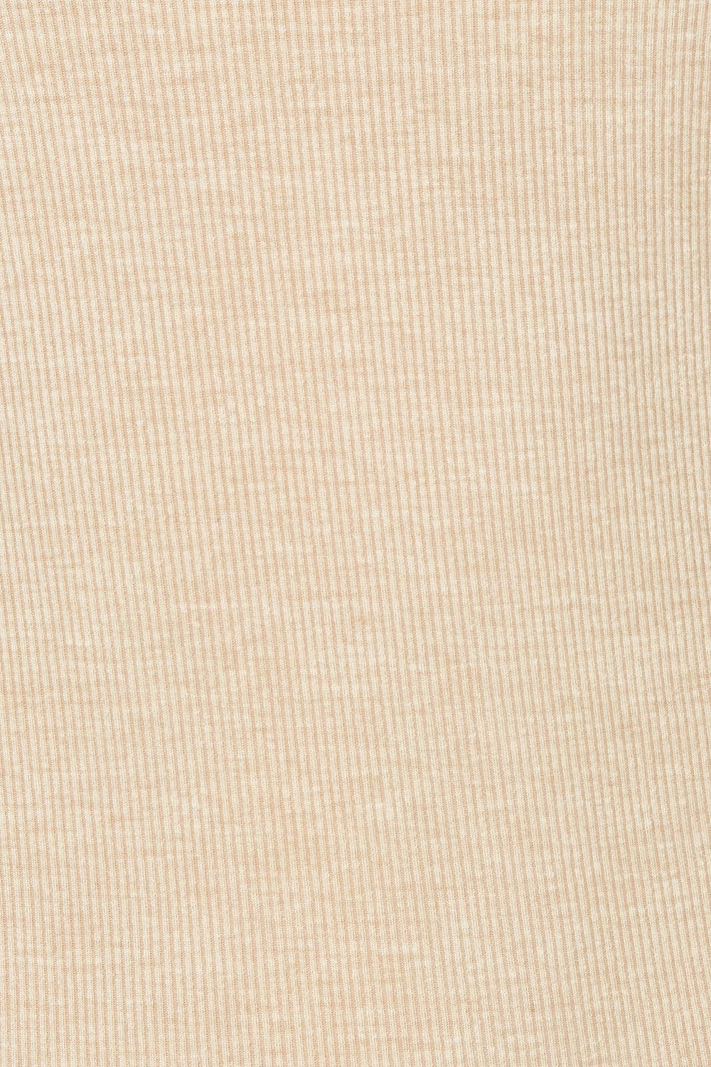 Product shot of the Tiana Cotton Blend Tank in colour Beige, detail