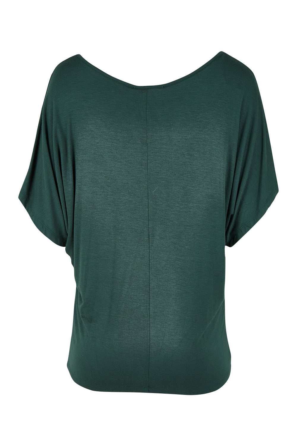 Product shot of the Maui Stretch Tee in colour Ivy (Green), from the back