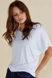 Maui Stretch Tee - White