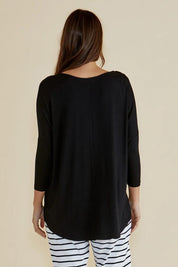 Milan Stretch Top - Black