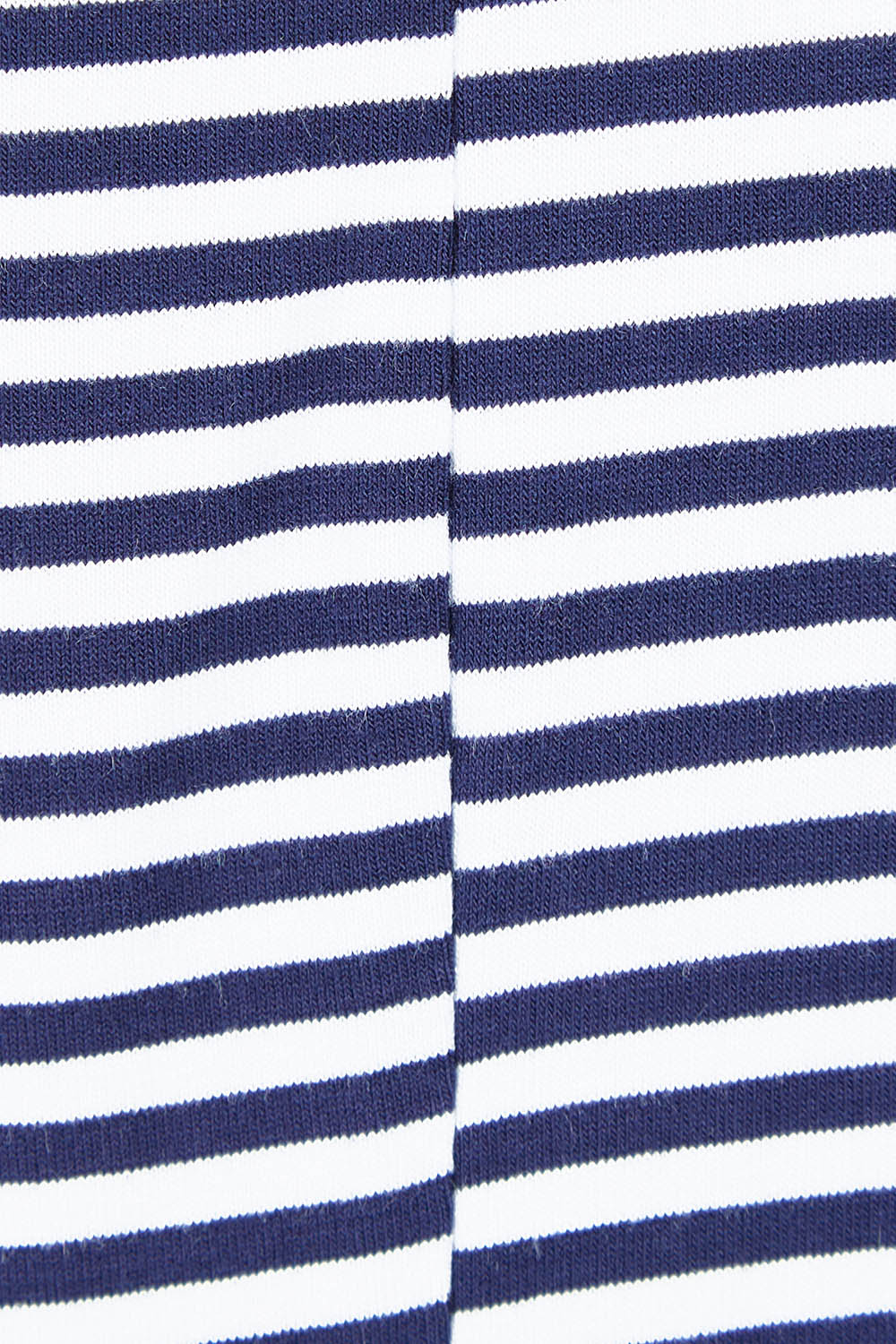 Product shot of the Milan Stretch Top in colour NavyWhtStr (Blue), detail