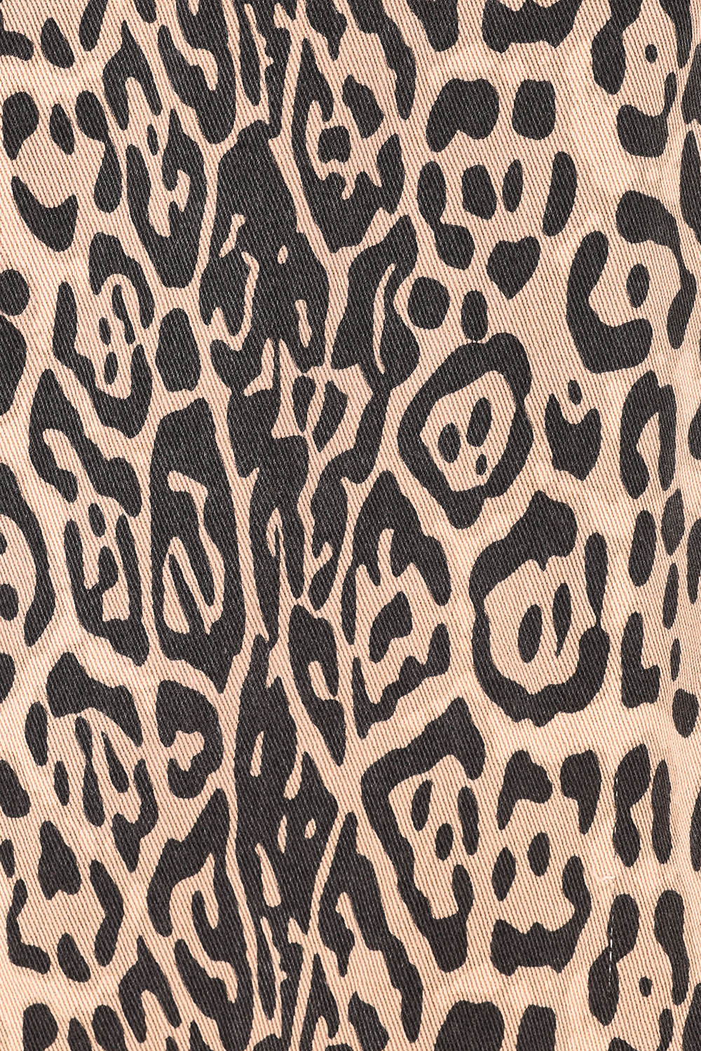 Product shot of the Lucca Leopard Print Jacket in colour Leopard, detail