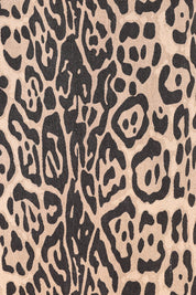 Product shot of the Lucca Leopard Print Jacket in colour Leopard, detail