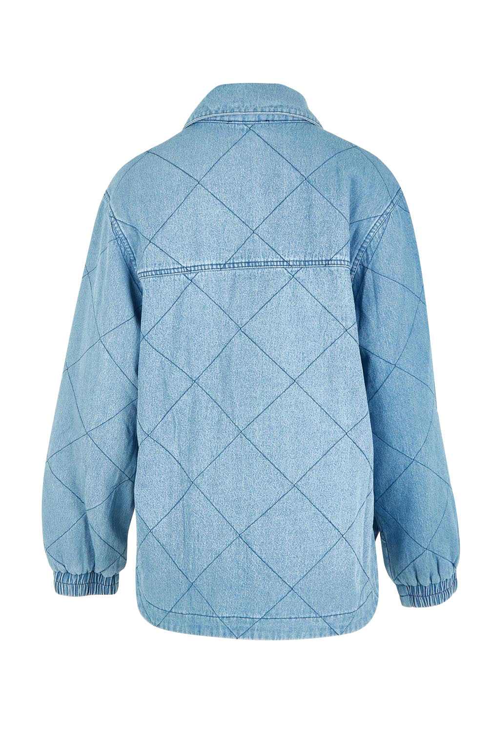 Quest Cotton Quilted Jacket – Bluewash