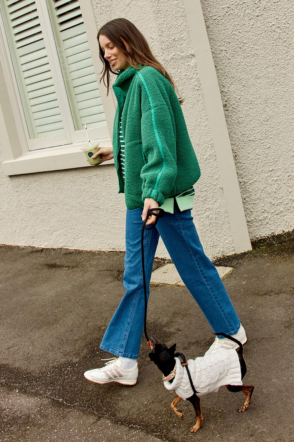 Aubrey Fleece Jacket – Green