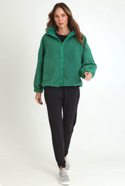 Aubrey Fleece Jacket – Green