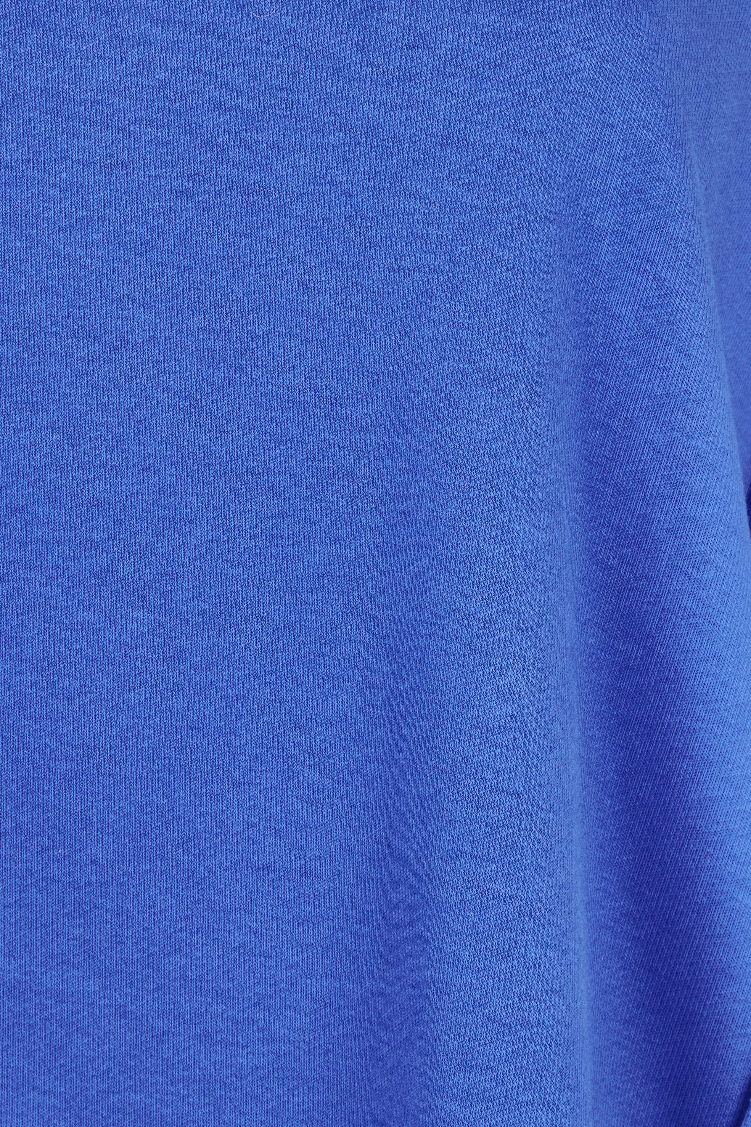 Product shot of the Mykie Cotton Blend Jumper in colour Blue (Blue), detail