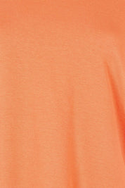 Product shot of the Mykie Cotton Blend Jumper in colour Orange, detail