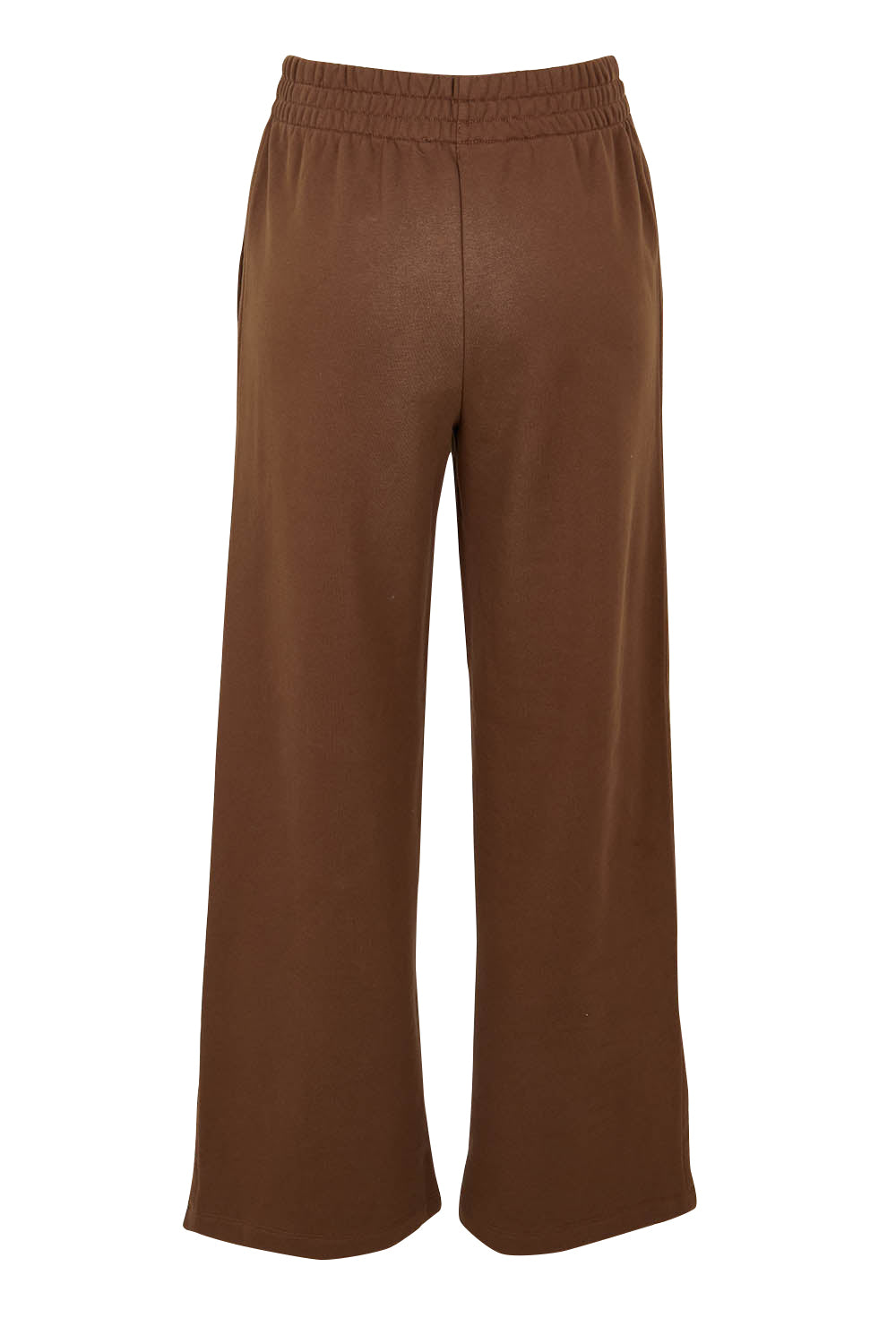 Product shot of the Pace Cotton Jogger in colour Chocolate, from the back