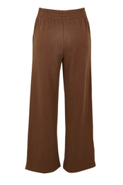 Product shot of the Pace Cotton Jogger in colour Chocolate, from the back