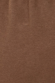 Product shot of the Pace Cotton Jogger in colour Chocolate, detail