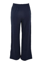 Product shot of the Pace Cotton Jogger in colour Navy (Blue), from the back
