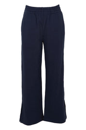 Product shot of the Pace Cotton Jogger in colour Navy (Blue), from the front