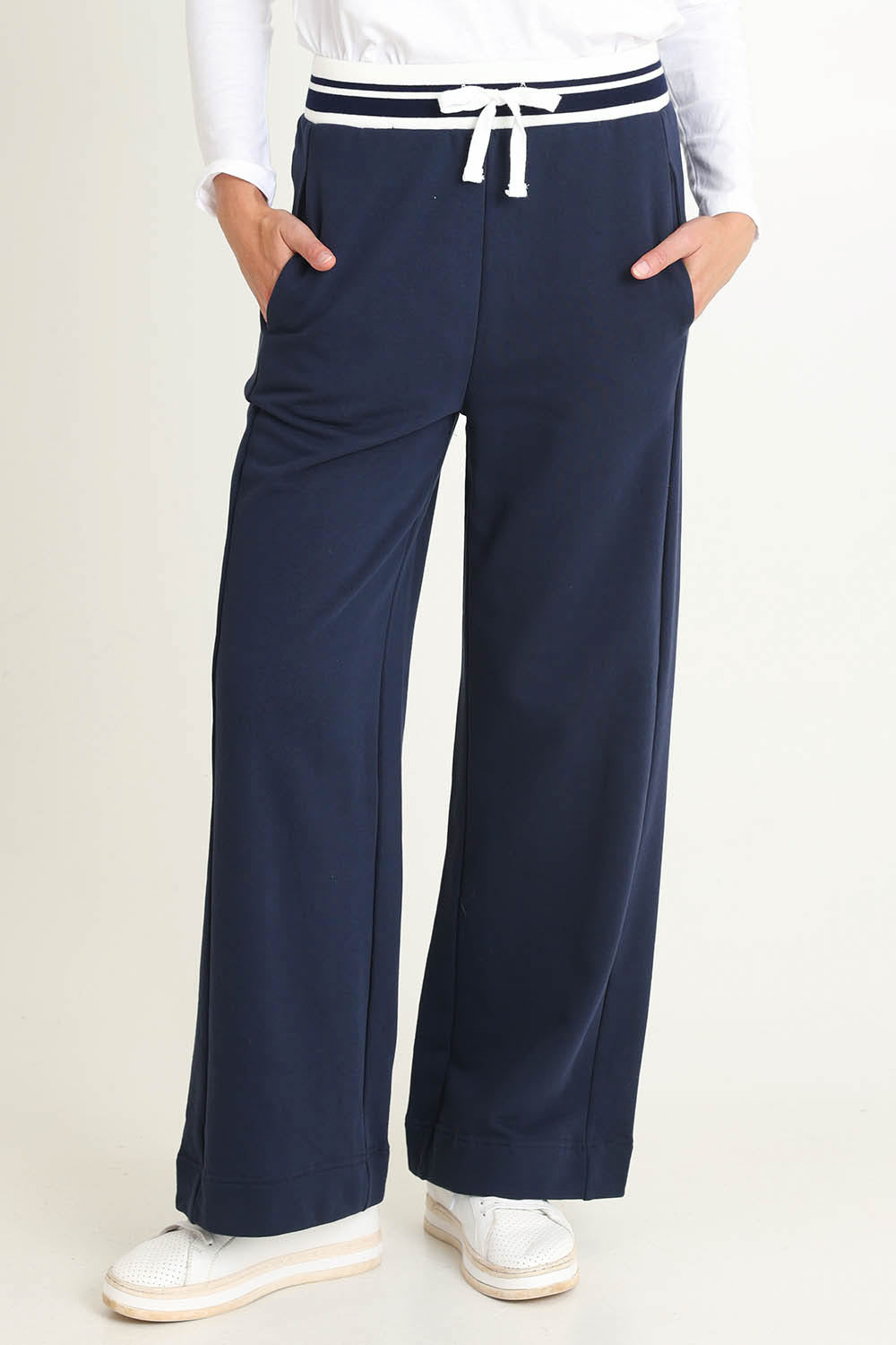 Rhiannon Cotton Trackpant – Navy